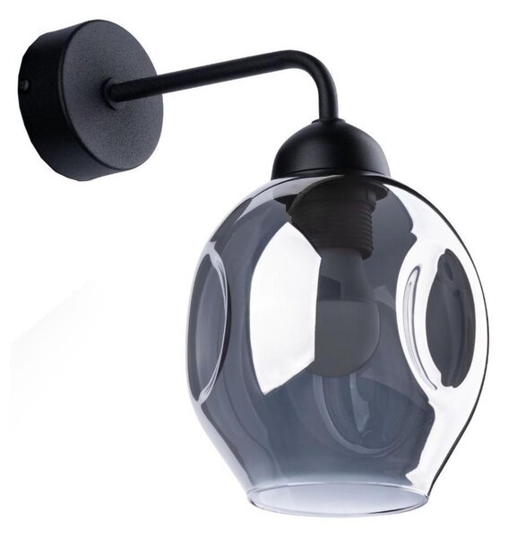 Lampă de perete FILLAN 1xE27/60W/230V neagră Sollux SL.1143