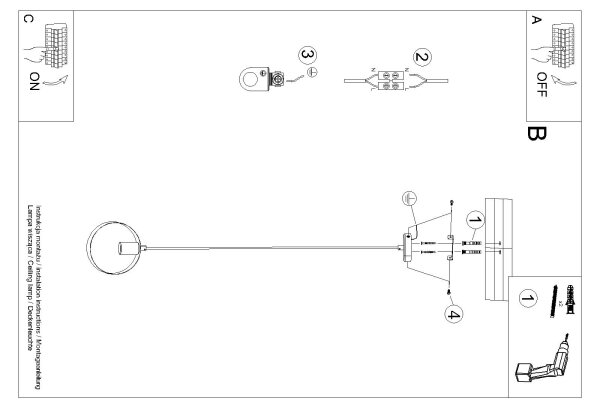 Lustră pe cablu TITRAN 1xE27/60W/230V albă Sollux SL.1137