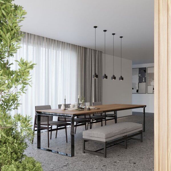 Lustră pe cablu SAVAR 1xE27/60W/230V neagră Sollux SL.1132
