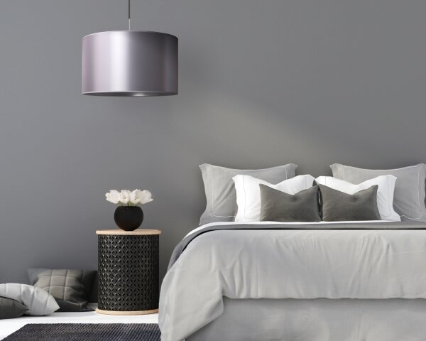 Duolla - Lustră pe cablu CANNES 1xE27/15W/230V d. 50 cm argintie