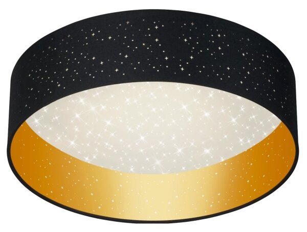 Plafonieră LED TULUZA LED/24W/230V d. 40 cm negru