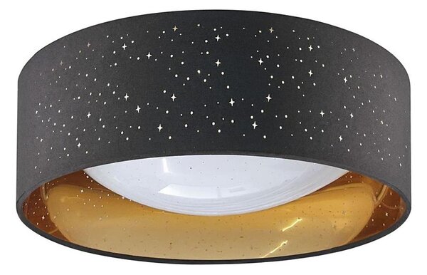 Plafonieră LED TULUZA LED/18W/230V d. 32 cm negru
