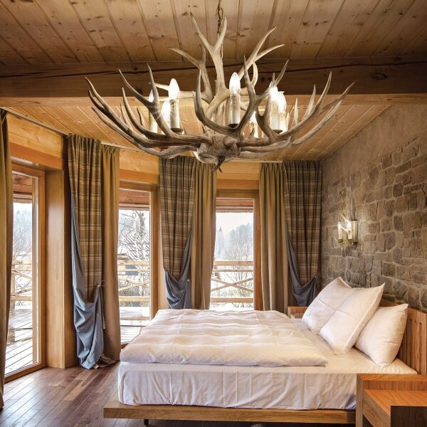 Aplică CHALET 2xE14/40W/230V coarne de cerb Ideal Lux