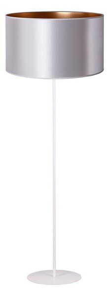 Lampadar Duolla CANNES 1xE27/15W/230V d. 45 cm argintiu/cupru/alb