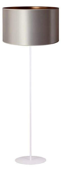 Lampadar Duolla CANNES 1xE27/15W/230V d. 45 cm argintiu/cupru/alb