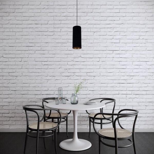 Lustră pe cablu AVALO 1xE27/60W/230V negru