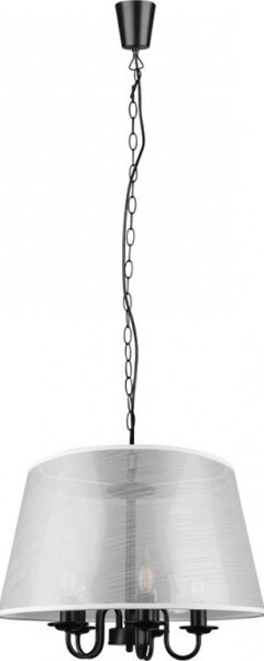 Reality - Candelabru LED pe lanț CIMA, 5x E14/40W/230V, gri