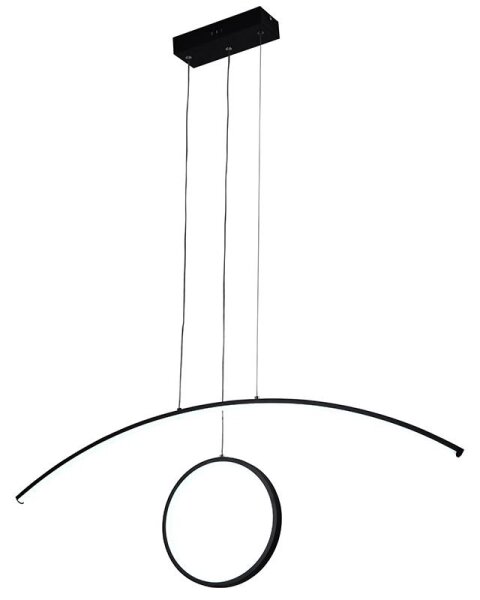 Lustră LED dimabilă pe cablu LED/55W/230V 3000-6500K + telecomandă
