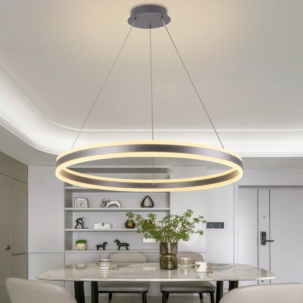 Lustră LED dimabilă pe cablu LED/110W/230V 3000-6500K + telecomandă