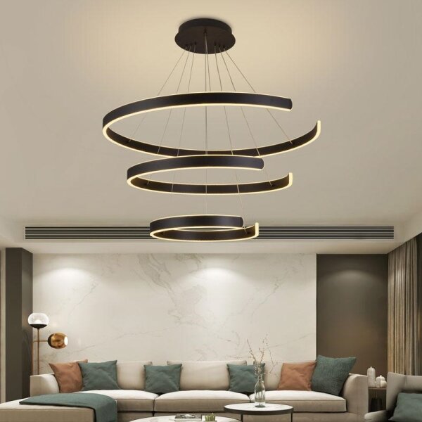 Lustră LED dimabilă pe cablu LED/220W/230V 3000-6500K + telecomandă