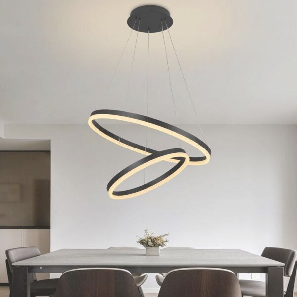 Lustră LED dimabilă pe cablu LED/70W/230V 3000-6500K + telecomandă