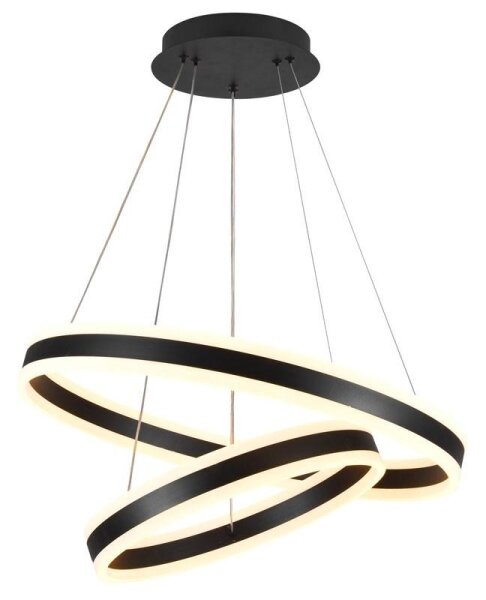 Lustră LED dimabilă pe cablu LED/135W/230V 3000-6500K + telecomandă
