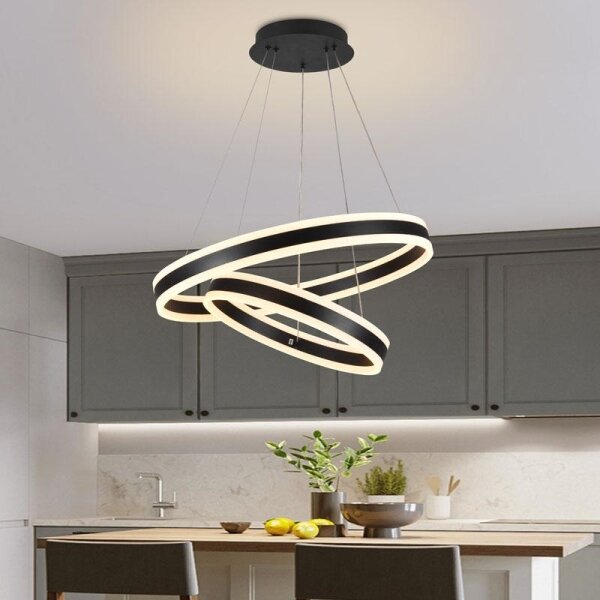 Lustră LED dimabilă pe cablu LED/135W/230V 3000-6500K + telecomandă