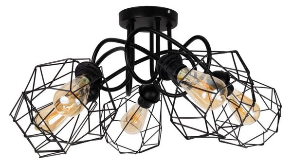 Lustră aplicată DIAMENT 5xE27/60W/230V