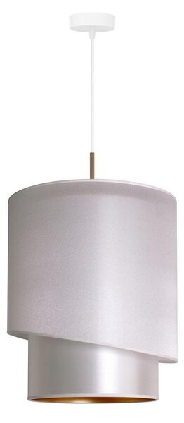 Duolla - Lustră pe cablu PARIS 1xE27/15W/230V d. 40 cm argintie/aurie