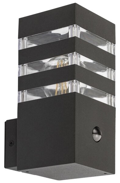 Aplică de exterior cu senzor ANKARA 1xE27/12W/230V IP44 Rabalux 77025