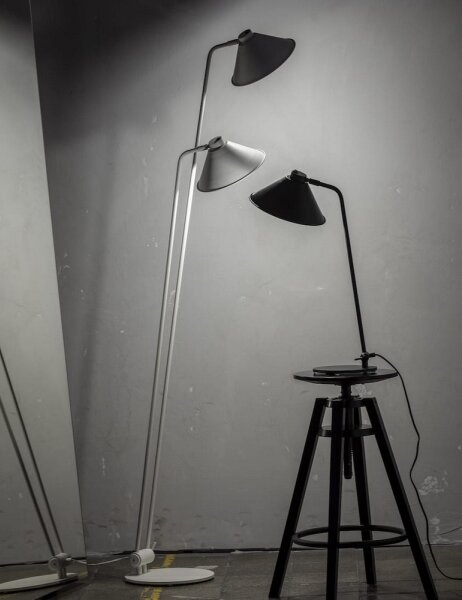 Lampadar GABIAN 2xE27/15W/230V alb Argon 7074