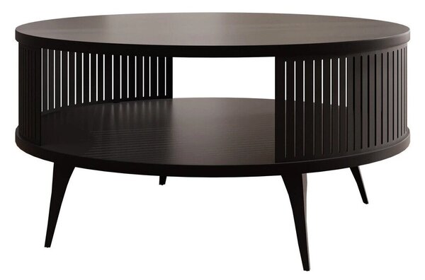 Măsuță de cafea Vitum, Negru, Metal, PAL laminat, 44cm, 18 kg