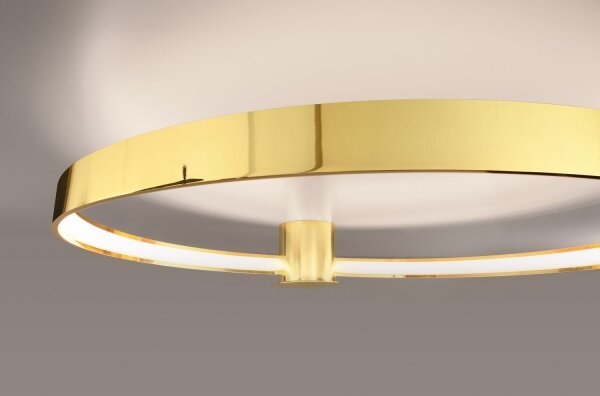 Plafonieră LED RIO LED/50W/230V CRI90 3000K d. 78 cm auriu Thoro TH.252