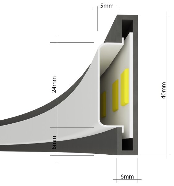 Plafonieră LED RIO LED/50W/230V CRI90 3000K d. 78 cm auriu Thoro TH.224