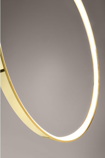 Lustră LED pe cablu RIO LED/50W/230V CRI90 3000K d. 78 cm auriu Thoro TH.248