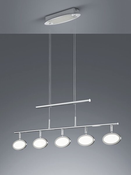 Lustră LED pe cablu DUELLANT 5xLED/4,3W/230V Trio