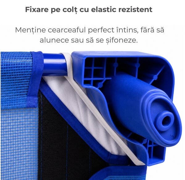 Protectie impermeabila pentru pat gradinita stivuibil Kidizi – frotir absorbant, impermeabila, cu elastic pentru pat 133x58 cm