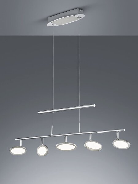 Lustră LED pe cablu DUELLANT 5xLED/4,3W/230V Trio