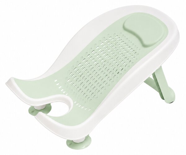 Suport baie bebe Kidizi EasyRinse 2 in 1 Mint – pentru spalarea bebelusului in chiuveta dupa schimbarea scutecului sau in cadita