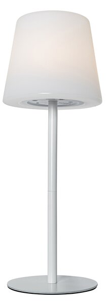 Lampă de masă albă reîncărcabilă cu LED și dimmer IP54 - Jude