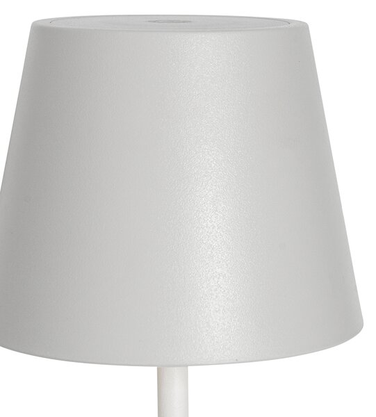 Set de 2 lămpi de masă albe cu dimmer și reîncărcabile - Murdock