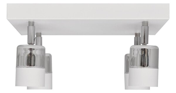 Spot LED TUBSSON 4xGU10/4,8W/230V alb/crom lucios