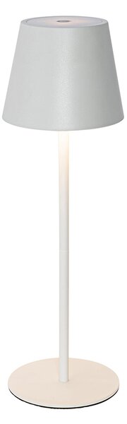 Lampă de masă albă cu LED reglabil și reîncărcabil IP54 - Murdock