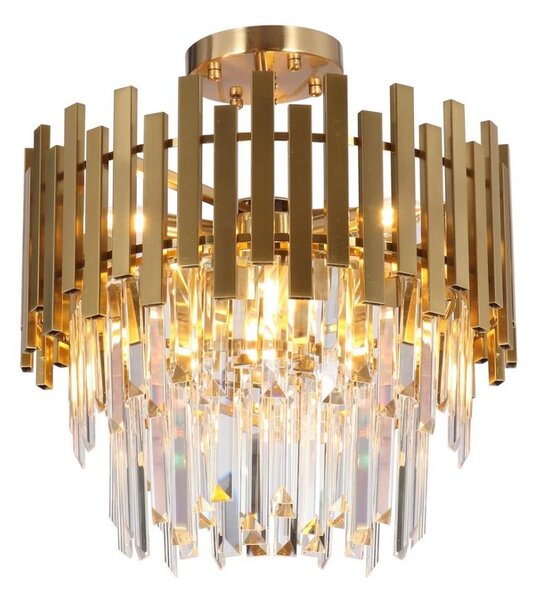 Lustră pe tijă ASPEN 6xE14/40W/230V auriu