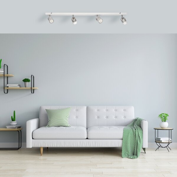 Spot LED TUBSSON 4xGU10/4,8W/230V alb/crom lucios