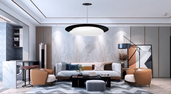 Lustră LED pe cablu dimabilă LED/51W/230V 3000-6500K Top Light + telecomandă