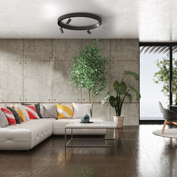 Spot LED pentru sistem de șină MAGNETIC TRACK LED/7W/48V 3000K negru