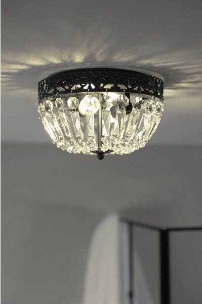 Plafonieră ETIENNE 2xE14/40W/230V negru Markslöjd 108598