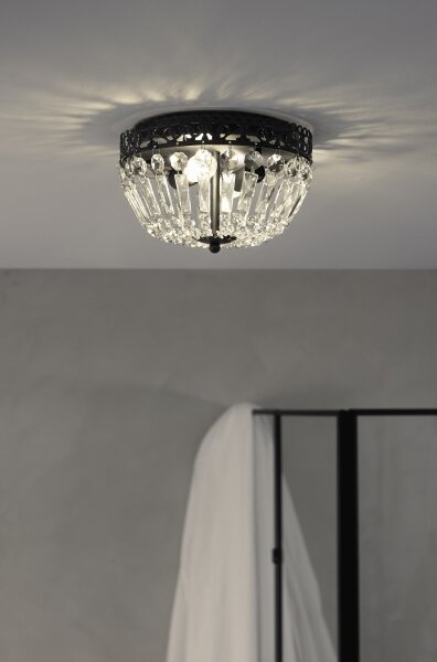 Plafonieră ETIENNE 2xE14/40W/230V negru Markslöjd 108598
