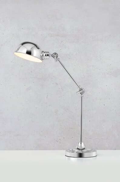 Lampă de masă PORTLAND 1xE27/40W/230V crom lucios Markslöjd 108583