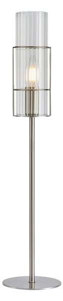 Lampă de masă TUBO 1xE14/40W/230V 65 cm transparent/crom lucios Markslöjd 108558