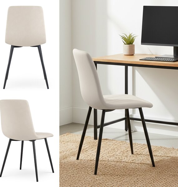 Set 6 scaune de sufragerie Lingoo (bej). Promo -14%. 1152318