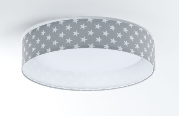 LED lampă reglabilă GALAXY KIDS LED/24W/230V stele gri/alb + DO
