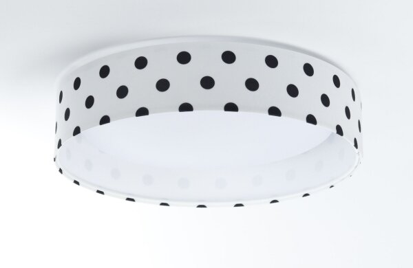 LED Plafonieră GALAXY KIDS LED/24W/230V buline alb/negru