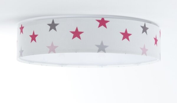 LED lampă reglabilă GALAXY KIDS LED/24W/230V stele alb/roz/gri +DO