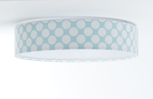 LED Plafonieră GALAXY KIDS LED/24W/230V verde cu buline albe