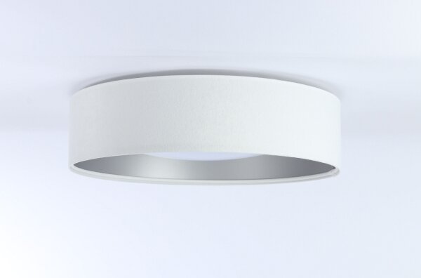 LED Plafonieră GALAXY 24W 230V alb/argintiu