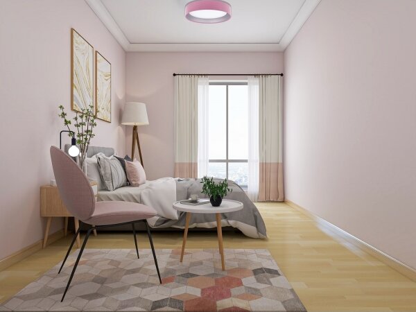 LED plafonieră SMART GALAXY LED/24W/230V roz/argintiu, dimabil + DO