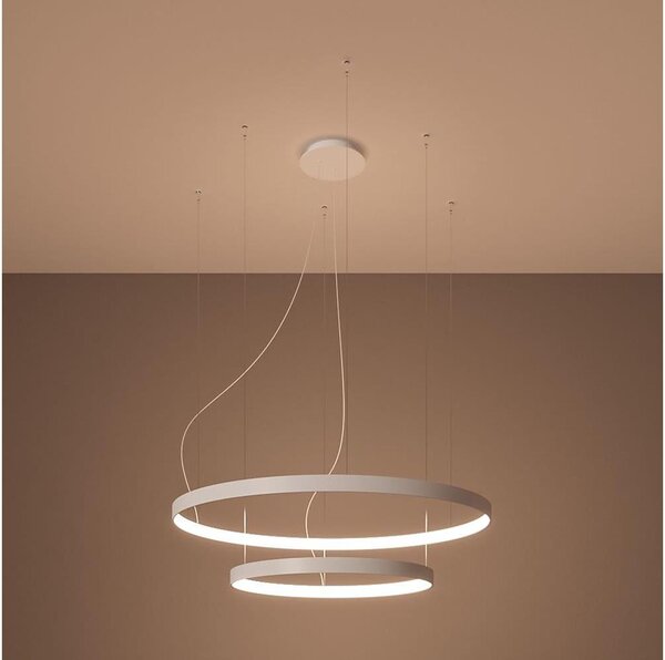 Lustră LED pe cablu RIO LED/80W/230V CRI90 3000K alb Thoro TH.176