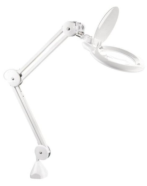 Extol - Lampă de birou LED reglabilă cu lupă LED/10W/230V, albă